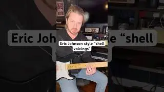 Mini lesson 9 #ericjohnson style shell voicing or double stops. #guitarlesson
