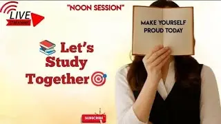 Study with me live | Afternoon Hustle | Real-Time Focus + Accountability |