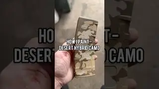 Custom AR Mag Cerakoted in Desert Hybrid Camo | Tactical Coating Tutorial #multicamarid