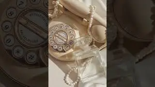 🌿✨ AI Vintage Luxury Aesthetic Video | Pearls, Perfume & Retro Elegance 🤍