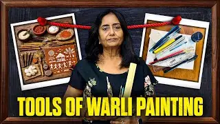 Tools Needed for Warli Art | Warli Painting Materials Explained | Raj Adholiya