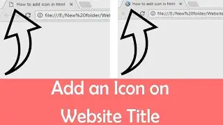 Add A Favicon or Icon to A Website in Title Bar | Set Icon in Titlebar | HTML CSS Beginners in Hindi