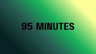 95 minute gradient green countup timer | Cron&ocirc;metro de 95 minutos verde gradiente