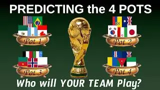 ⚽ PREDICTING the 4 POTS | FIFA World Cup 2026 Draw