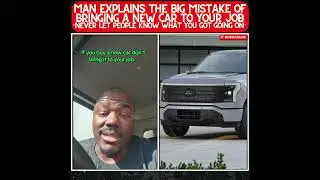 MAN REVEALS WHY YOU SHOULD NEVER DRIVE A NEW CAR TO WORK!!!