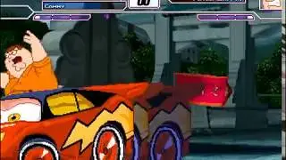Meagan's Mugen battle randoms #3 elastigirl and cammy vs peter
