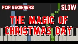 THE MAGIC OF CHRISTMAS DAY [ HD ] - CELINE DION | EASY PIANO