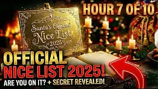 Santa's Official Nice List🎅 Magical Christmas Ambience, Relaxing Carols, & Warm Fire [4K] Part 7/10