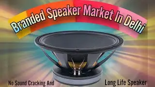 dj ke liye best speaker 15 inch || branded speaker market in delhi || #bestspeakers #longlifespeaker
