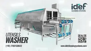 Utensil Washer, Crate Washer, Bin Washer, Vessel Washer, Industrial Crate Washer