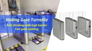 STXtek Full Height Anti Climbing Sliding Gate Turnstile  #slidingturnstile #slidinggate #flapbarrier