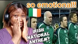 Foreigner Reacts To IRELAND National Anthems from Ireland vs England at Croke Park 2007