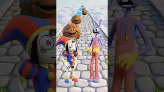 CLEAN or DIRTY Funny Epic Challenge - Jax vs Pomni! #jax #pomni
