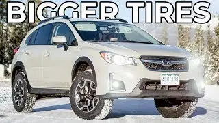 Subaru Crosstrek Bigger Snow Tire Upgrade