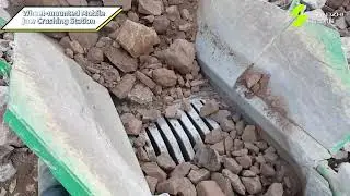 Wheel-mounted MobileJaw crushing station