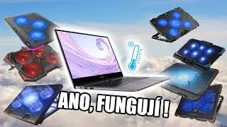 Chlad&iacute;c&iacute; PODLOŽKY pod notebook funguj&iacute;! COŽE?