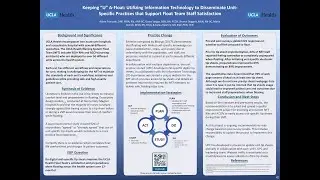 63-QI. Utilizing IT to Disseminate Unit-Specific Practices that Support Team Staff Satisfaction