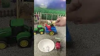 Rooster, Diy mini tractor video science project #toys #cartoon #tractor #shorts #waterpump