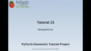 Pytorch Geometric tutorial: Metapath2Vec