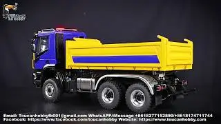 THE INCREDIBLE LESU 1/14 RC HYDRAULIC DUMP TRUCK! WITH 3-SPEED TRANSMISSION, 6X6 ALL-WHEEL DRIVE!