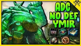 NO DEFENSE FULL ATTACK SPEED ADC YMIR ACTUALLY SLAPS!  - Masters Ranked Duel - SMITE
