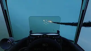 He's on fire! | Chasing Down a Bf 109 in the Rain
