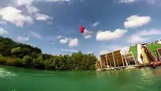Water Jump Lac de guiche (64)