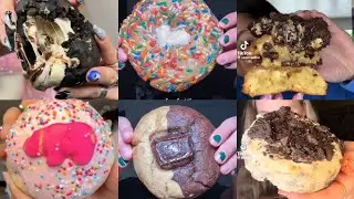 Gooey Moist COOKIES TIKTOK MUKBANG COMPILATION CHOCOLATE CHIP FUNFETTI BROOKIE RED VELVET SRTAWBERRY