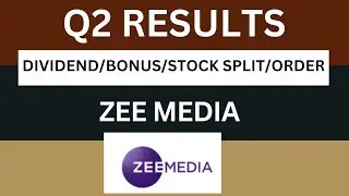 Zee media Q2 Results 2025 | Zee media Results Today | Zee media Share Latest News