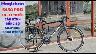 Xe Đạp Magicbros S450 Pro 2026  Full Shimano Sora R3000 Vượt Trội 10 - 11 Triệu