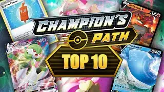 TOP 10 BEST POKEMON CARDS FROM CHAMPION'S PATH (Set Review)