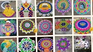 Pongal kolam | simple kolam | rangoli | traditional kolam 