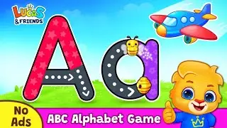 Alphabet Game ABC, tracing the alphabet toddler games, Lucas toddler abc gameplay,
