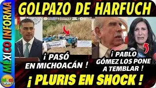 GOLPAZO DE HARFUCH EN MICHOACÁN. PABLO GÓMEZ PONE A TEMBLAR A LOS PLURIS.HABRÁ REUNIÓN CON SHEINBAUM