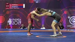 1/4 FS - 60 kg: G. ASATRYAN (ARM) v. A. HRAMYKA (BLR)