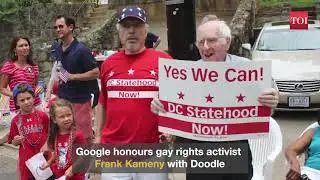 Google honours gay rights activist Frank Kameny with Doodle