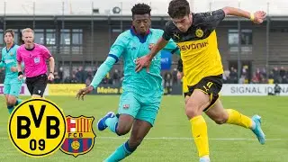 Reyna & Raschl for the win! | BVB U19 - FC Barcelona U19 2:1 | Highlights - UEFA Youth League