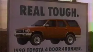 1990 Toyota 4Runner Commercial