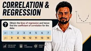 Coefficient of Correlation & Lines of Regression | Problem 2 | Statistical Methods