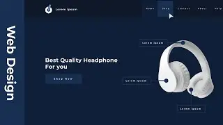 Web Design/Hero Section (Landing Page) ★Adobe Illustrator★ DanishGraphics ✓