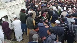 Funeral Prayer of Raja Waseem Zafar Held in Native Village Thub