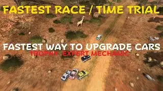 Rush Rally Origins fastest way to get trophy 'expert mechanic'