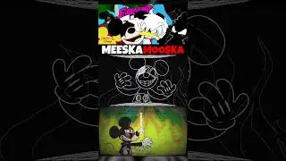 Friday Night Funkin' MEESKAMOOSKA TWIDDLEFINGER MOD A MICKEY MOUSE CLUBHOUSE AETHOS #shorts #aethos