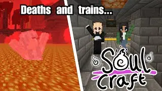 Stupid Deaths and Subway Trains! | Minecraft SoulCraft | Ep 3