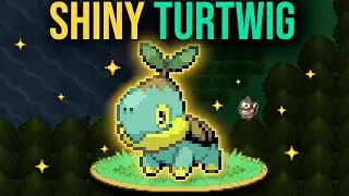 Shiny Turtwig after 1,816 Resets in Pok&eacute;mon Diamond!