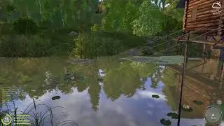 Fishing for Silver carp on telestick (Sura) Russian Fishing 4
