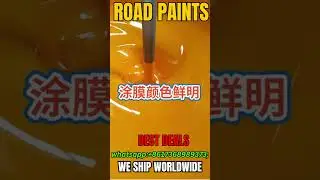Yellow White Hot Melt Thermoplastic Reflective Road Marking Paint