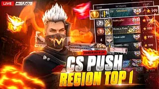 ROAD TO GRANDMASTER 👑 | CS Rank Push Live (Pro Gameplay) #FreeFireLive #fflive #shortslive