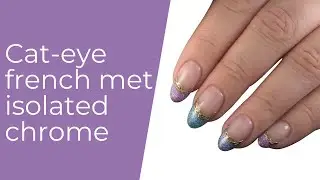 Acrylnagels bijwerken zonder alles te verwijderen | cat eye en chrome