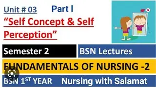 Self Concept and self perception part l Fon ll in simple method Urdu/Hindi #viral #nursing